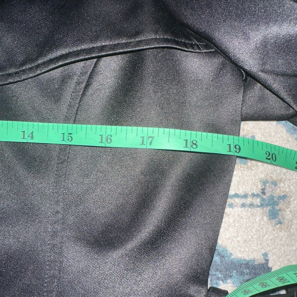 Lauren Ralph Lauren Short Trench Double Breasted Sz M w Belt - Picture 10 of 12